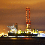 platform, shop, night, lights, helder maritiem