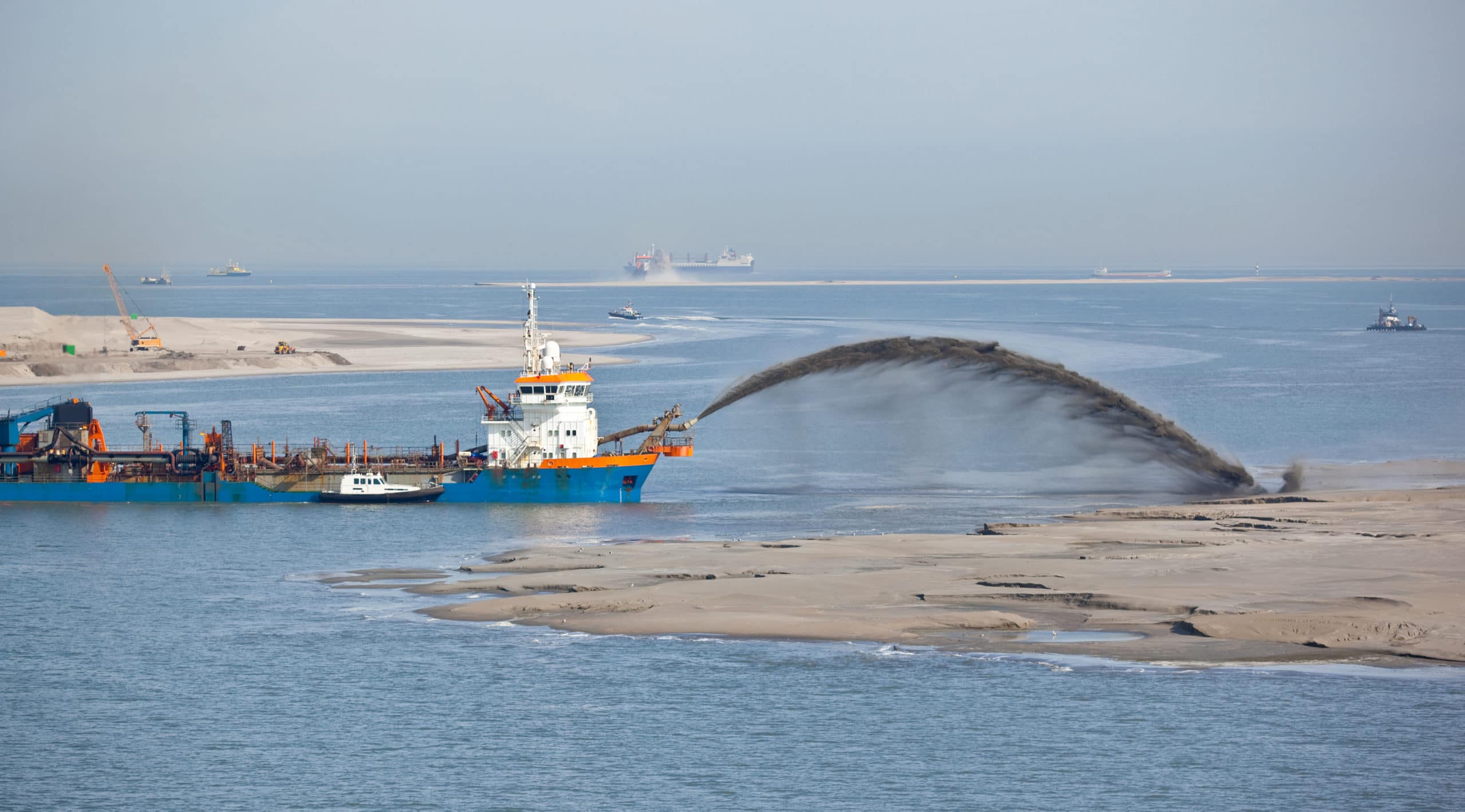 sand, ship, sea, helder maritiem