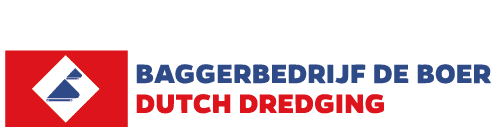 logo baggerbedrijf de boer, helder maritiem